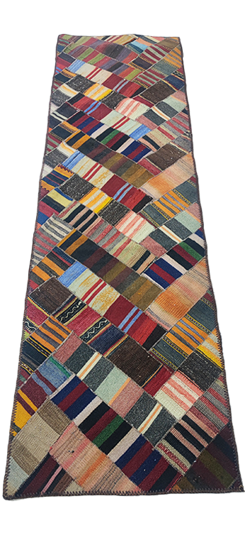 Se Hamam Kelim sildeben Patchwork løber Angel 75 x 250 cm ❤ Hamam ❤ Hurtig levering: 1 - 2 Hverdage samt billig fragt ❤ Varenummer: HA-46605988921684 og barcode / Ean: på lager - Kæmpe udvalg i Kelim løbere - Over 350 kendte brands på udsalg
